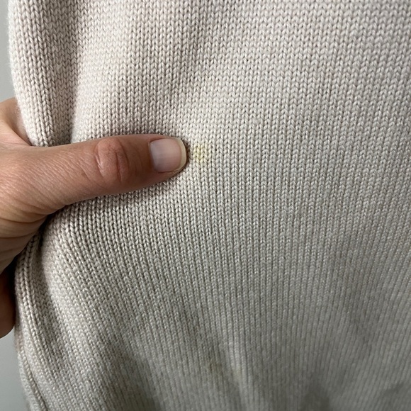 HAUTE HIPPIE Merino Wool ARGYLE CARDIGAN SWEATER Long Line Sz L - Picture 8 of 10